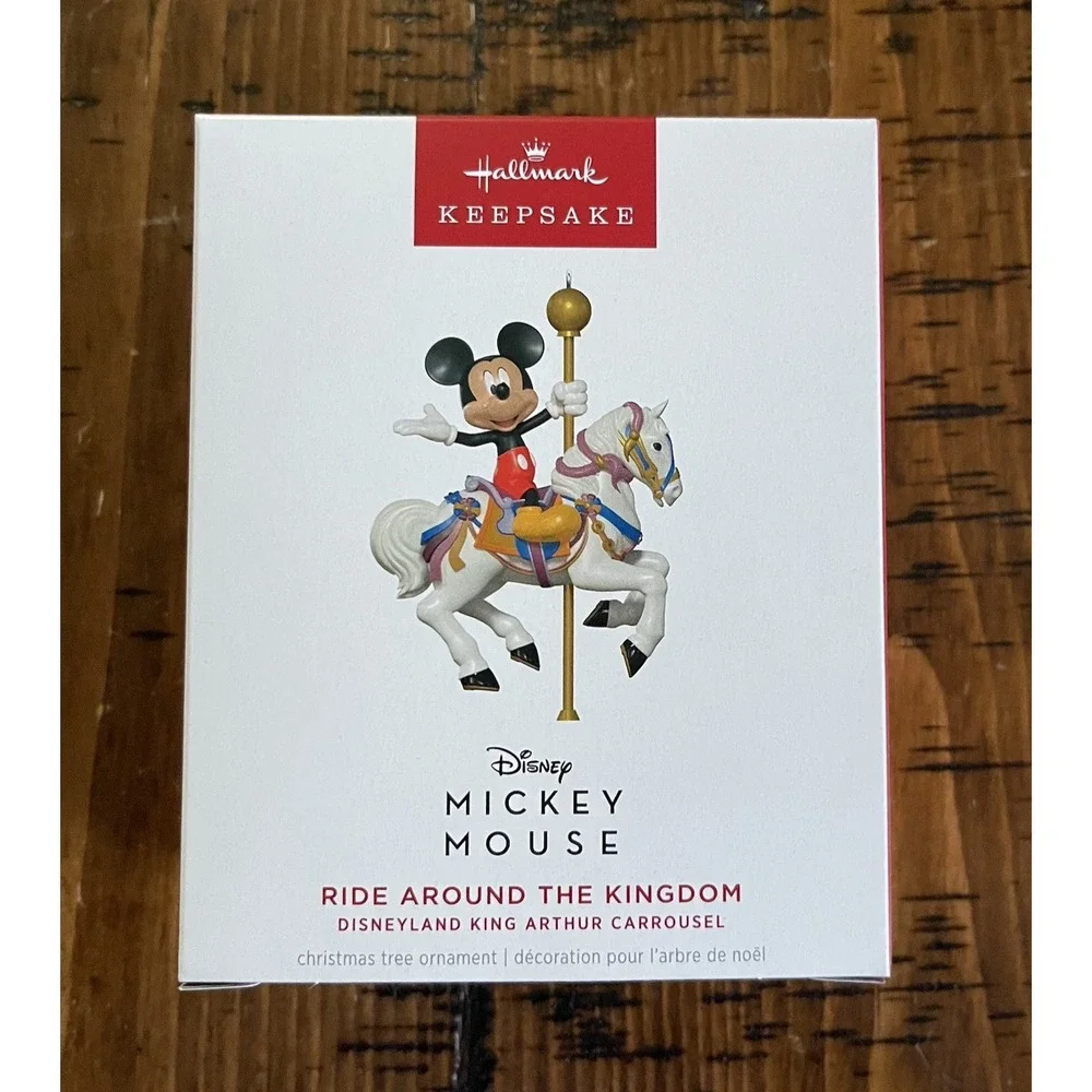 Hallmark 2025 Keepsake Ornament Ride around the Kingdom Disneyland Carrousel-NIB